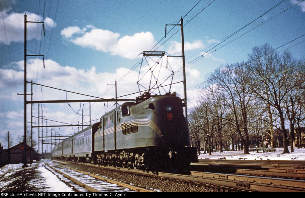 PRR 4845, GG-1, 1955